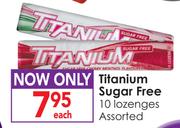 Titanium Sugar Free 10 Lozenges Assorted-Each