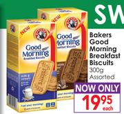 Bakers Good Morning Breakfast Biscuits Assorted-300g Each