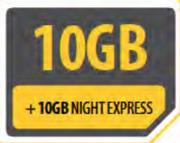 Fastlink L850V-On 10GB Night Express
