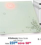 Safeway Glass Scale With Design