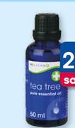 Clicks Tea Tree Pure Essential Oil-2 x 50ml 