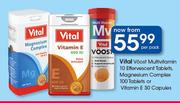 Vital Voost Multivitamin 10 Effervescent Tab, Magnesium Complex 100 Tab Or Vitamin E 30 Cap-Per Pack