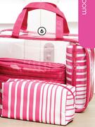 Clicks 4-In-1 Toiletry Bag Set