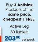 Antistax Active Leg 30 Tablets-Per Pack 