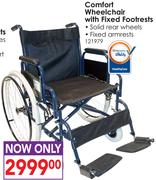 Comfort WheelChair With Fixed Footrests