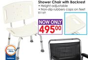 Shower Chair With Backrest