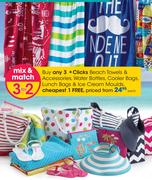 Clicks Beach Towels & Accessories, Water Bottles, Cooler Bags, Lunch Bags & Ice Cream Moulds-Each