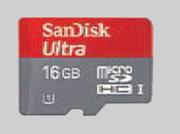 SanDisk Ultra 16GB Micro SD