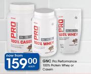 GNC Pro Performance 100% Protein Whey Or Casein-Each