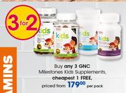 GNC Milestones Kids Supplements-Per Pack