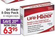 Uri-Kleer 5 Day Pack 6 Vegecaps
