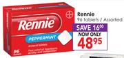 Rennie 96 Tablets Assorted