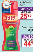 Deep Heat Bath Tonic-250ml