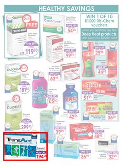 Dis-Chem : Healthy Living (18 Sep - 11 Oct 2015), page 38