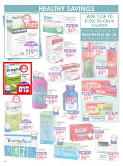 Dis-Chem : Healthy Living (18 Sep - 11 Oct 2015), page 38