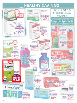 Dis-Chem : Healthy Living (18 Sep - 11 Oct 2015), page 38