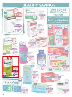 Dis-Chem : Healthy Living (18 Sep - 11 Oct 2015), page 38