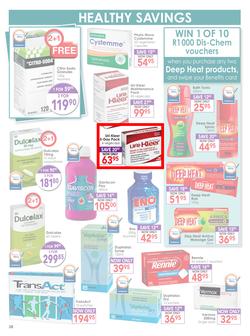 Dis-Chem : Healthy Living (18 Sep - 11 Oct 2015), page 38