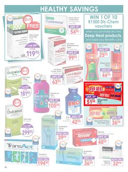 Dis-Chem : Healthy Living (18 Sep - 11 Oct 2015), page 38