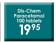 Dis Chem Paracetamol 100 Tablets
