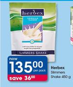 Herbex Slimmers Shake-450g Per Pack