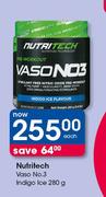 Nutritech Vaso No.3 Indigo Ice-280g Each