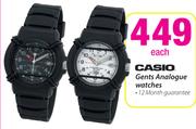 Casio Gents Analogue Watches Each