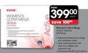 GNC Women's Ultra Mega Active Vitapak-30 Packs