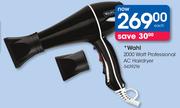 Wahl 2000 Watt Professional AC Hairdryer 
