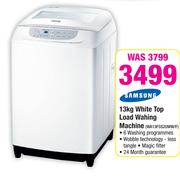 Samsung 13kg White Top Load Washing Machine WA13F5S2UWW/F