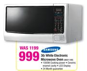 Samsung 30Ltr White Electronic Microwave Oven ME9114W