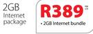 iPad With Retina Display With Wi-Fi And 3G 16GB-On 2GB Internet Package