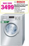 Bosch 6kg Silver Front Load Washing Machine WAB2026SZA