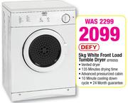 Defy 5kg White Front Load Tumble Dryer DTD252