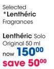 Lentheric Solo Original-50ml