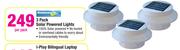 Homemark 3 Pack Solar Powered Lights-Per Pack
