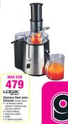 Logik Stainless Steel Juice Extractor EXTRACT RSH01