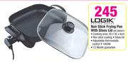 Logik Non Stick Frying Pan With Glass Lid RS-082421