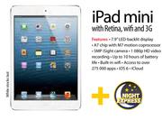 iPad Mini With Retina, WiFi And 3G 16GB-On 500MB Internet Package