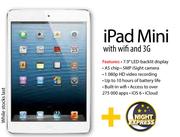 iPad Mini 16GB With WiFi And 3G-On 500MB Internet Package