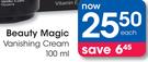 Beauty Magic Vanishing Cream-100ml Each