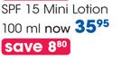 Clicks SPF 15 Mini Lotion-100ml