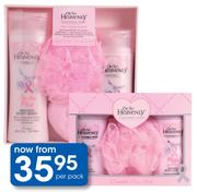 Oh So Heavenly Positively Pink Complete Care Pack In Wooden Box