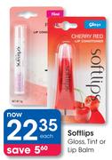 Softlips Gloss, Tint Or Lip Balm-Each