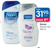 Sanex Shower Gel- 500ml Each