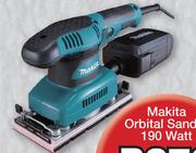 Makita Orbital Sander 190 Watt 1/3 Sheet B03710