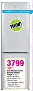 Defy 350Ltr Metallic Silver Bottom Freezer Fridge DAC512