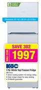 KIC 170Ltr White Top Freezer Fridge WH 518/1