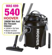 Hoover 1800W Wet And Dry Vacuum Cleaner