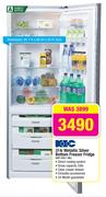 KIC 314Ltr Metallic Silver Bottom Freezer Fridge KBF 634/1 ME